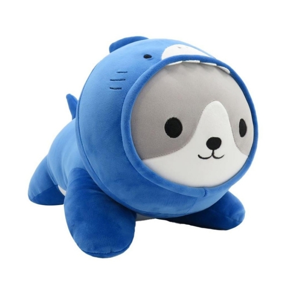 20" My Smoochy Pals® Plush Dog Dressed As Blue Shark - Picture 1 of 1